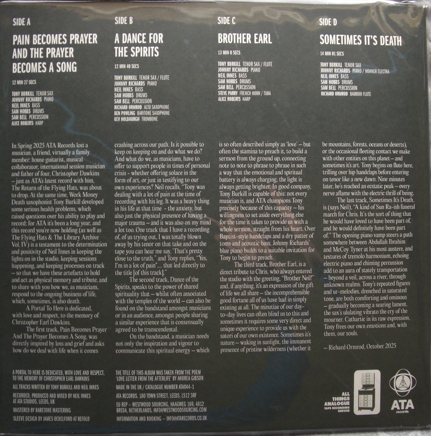 Work Money Death - A Portal To Here 2x Vinyl, LP, Album