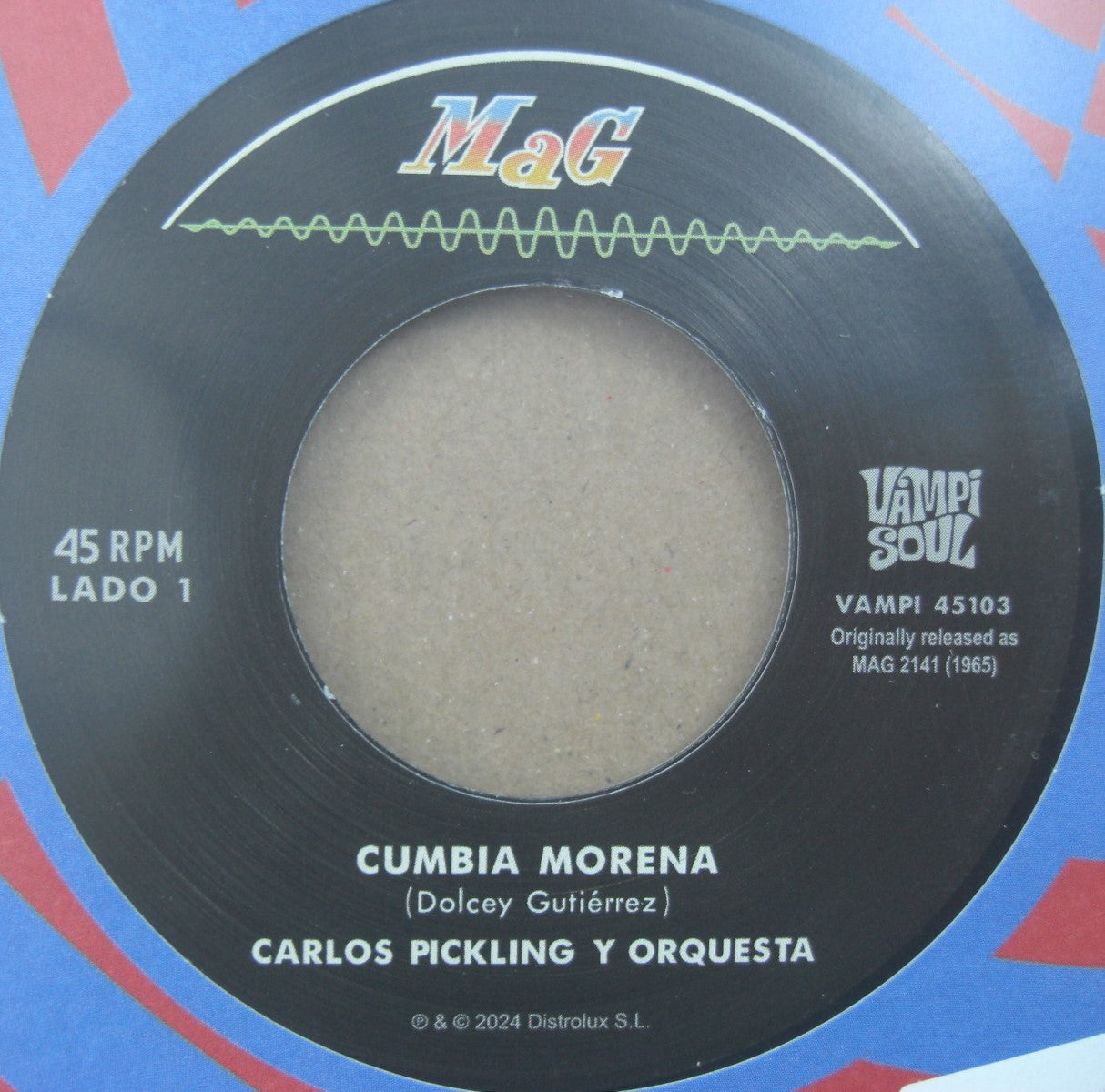 Carlos Pickling Y Orquesta Cumbia Morena / Cumbia En Dominante 7"