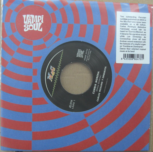 Carlos Pickling Y Orquesta Cumbia Morena / Cumbia En Dominante 7"
