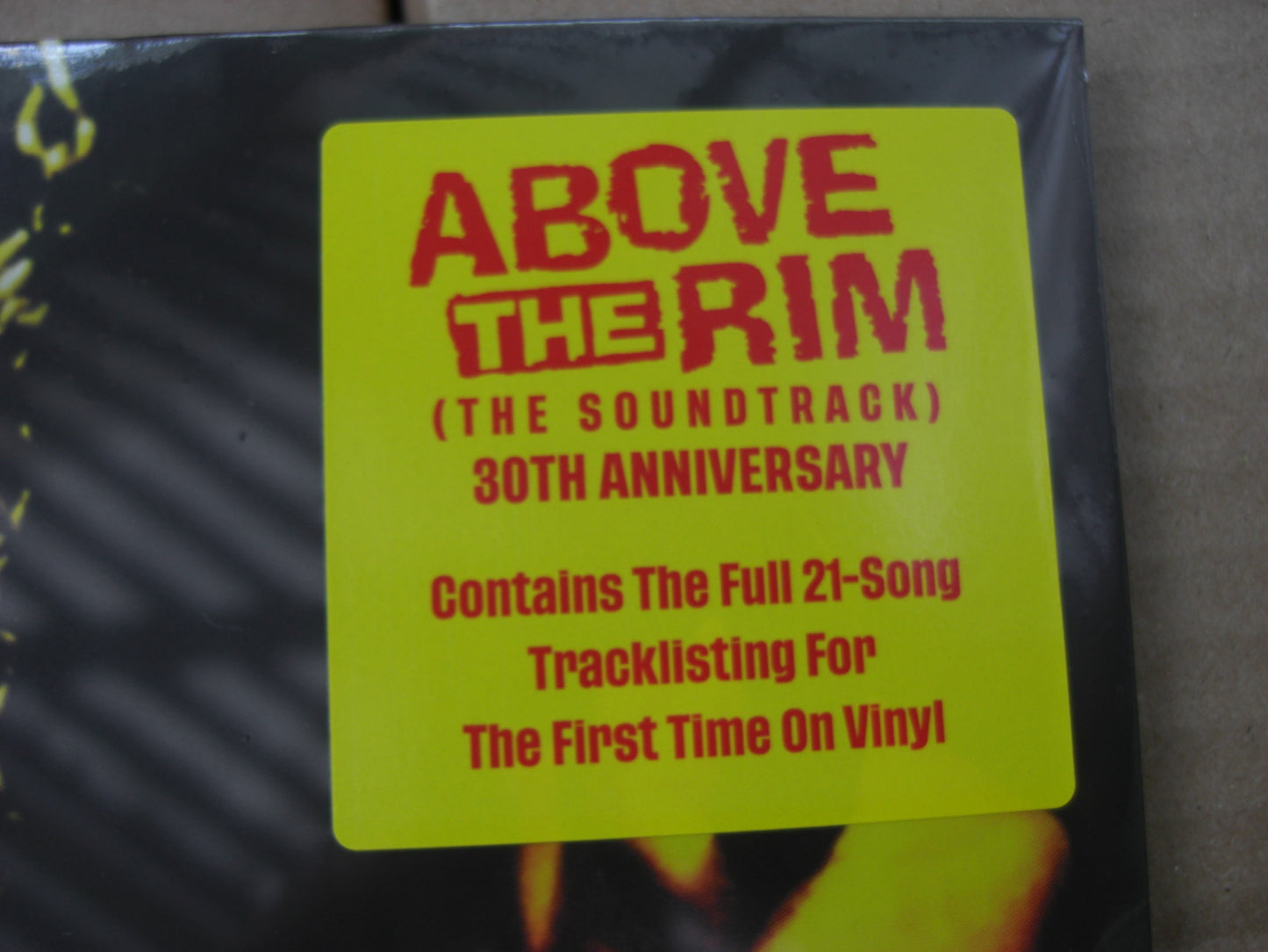 Above The Rim Soundtrack 2 x Vinyl, LP Compilation yellow/ red