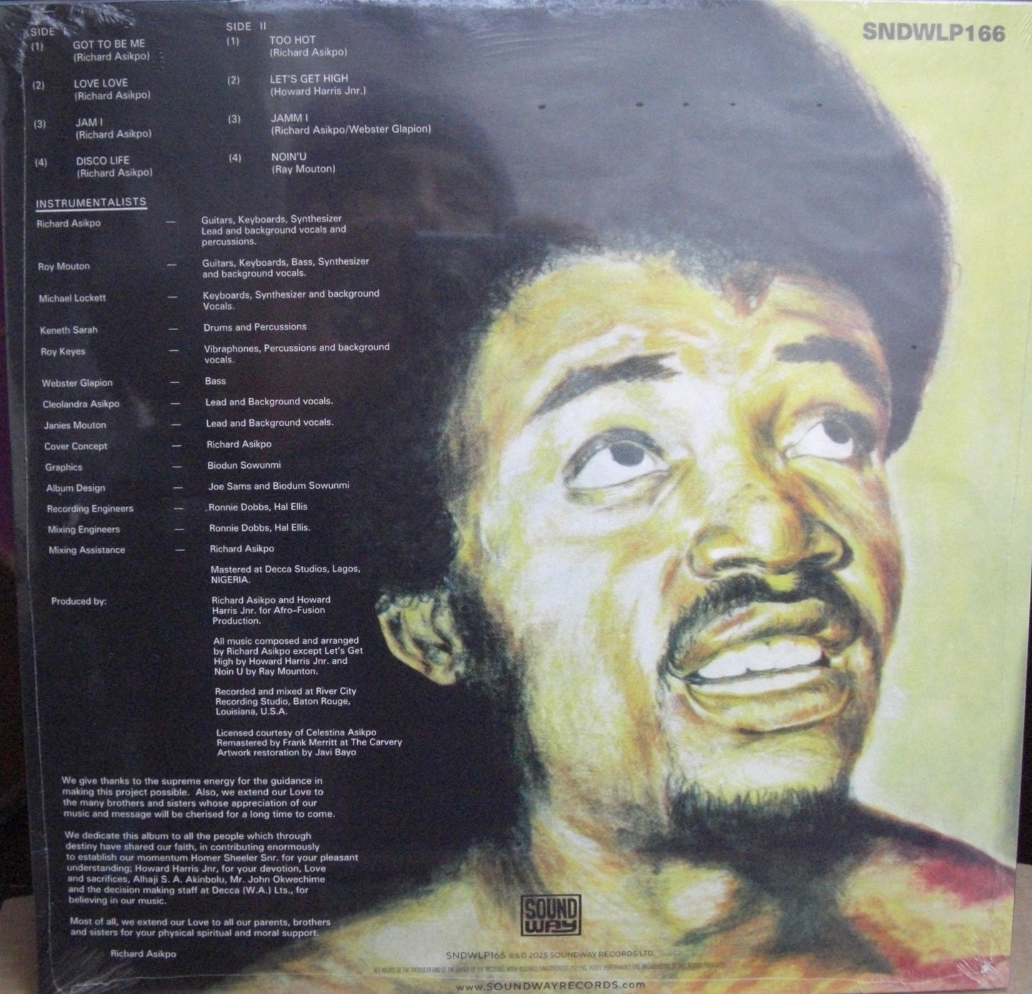 Rick Asikpo, Afro Fusion – Got To Be Me Vinyl, LP, Album, Reissue