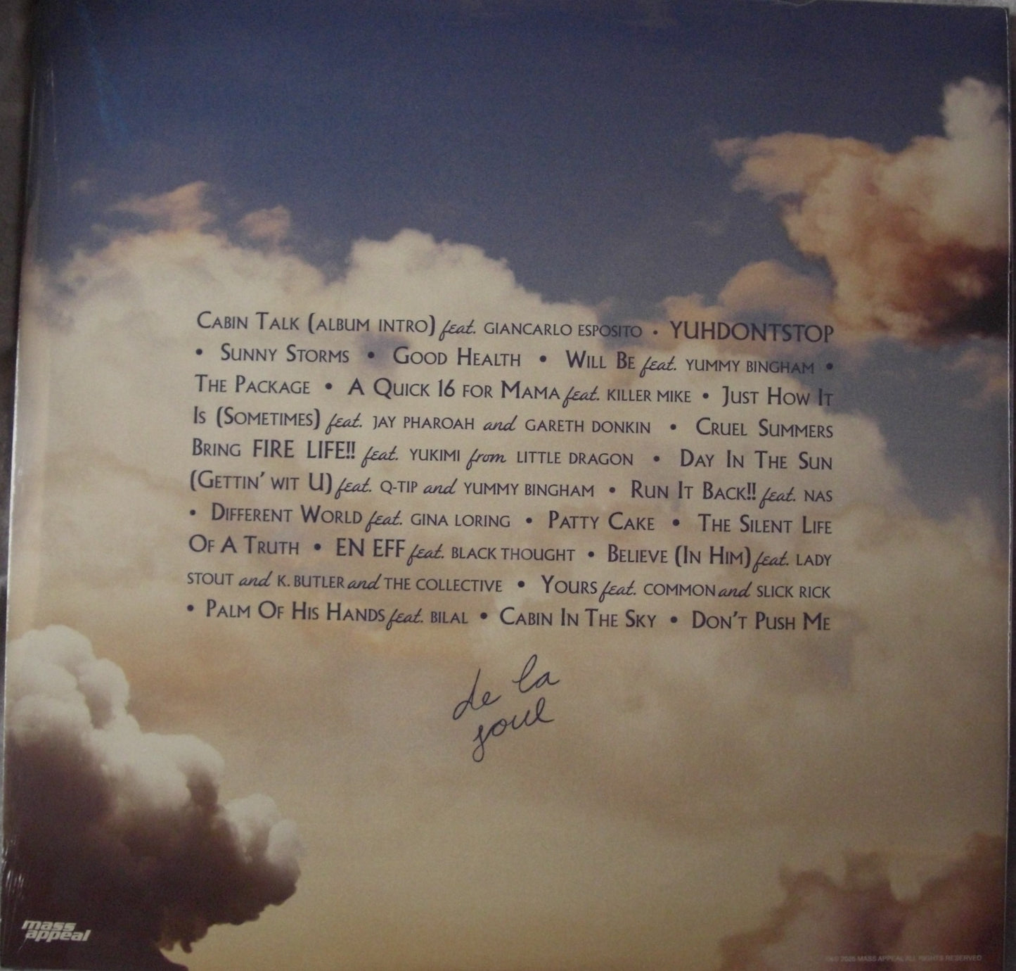 De La Soul - Cabin In The Sky 2x Vinyl, LP, Album sky blue