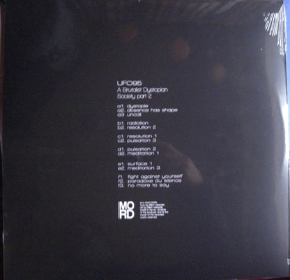 UFO95 – A Brutalist Dystopian Society - Part 2 Vinyl, 3x 12", Album