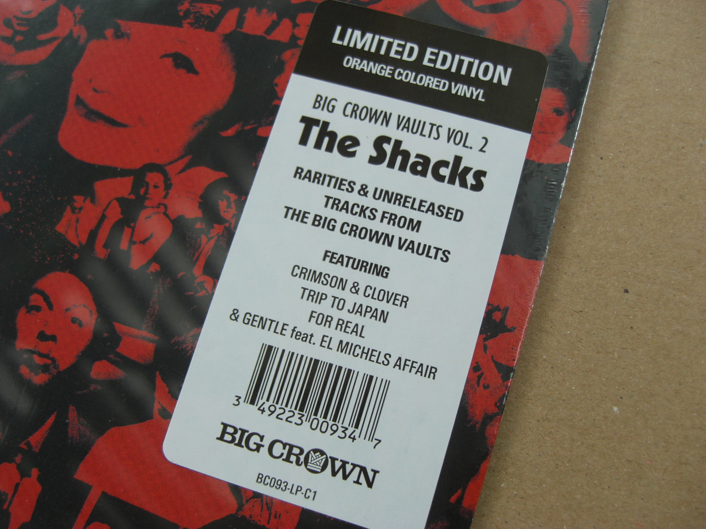 The Shacks – Big Crown Vaults Vol. 2 Vinyl, LP, Album, Limited Edt orange
