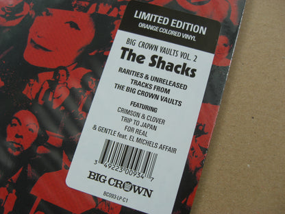 The Shacks – Big Crown Vaults Vol. 2 Vinyl, LP, Album, Limited Edt orange