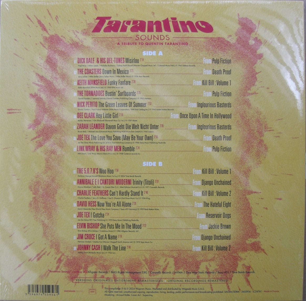 Varios – Tarantino Sounds - Un tributo a Quentin Tarantino Vinilo, LP, Compilación
