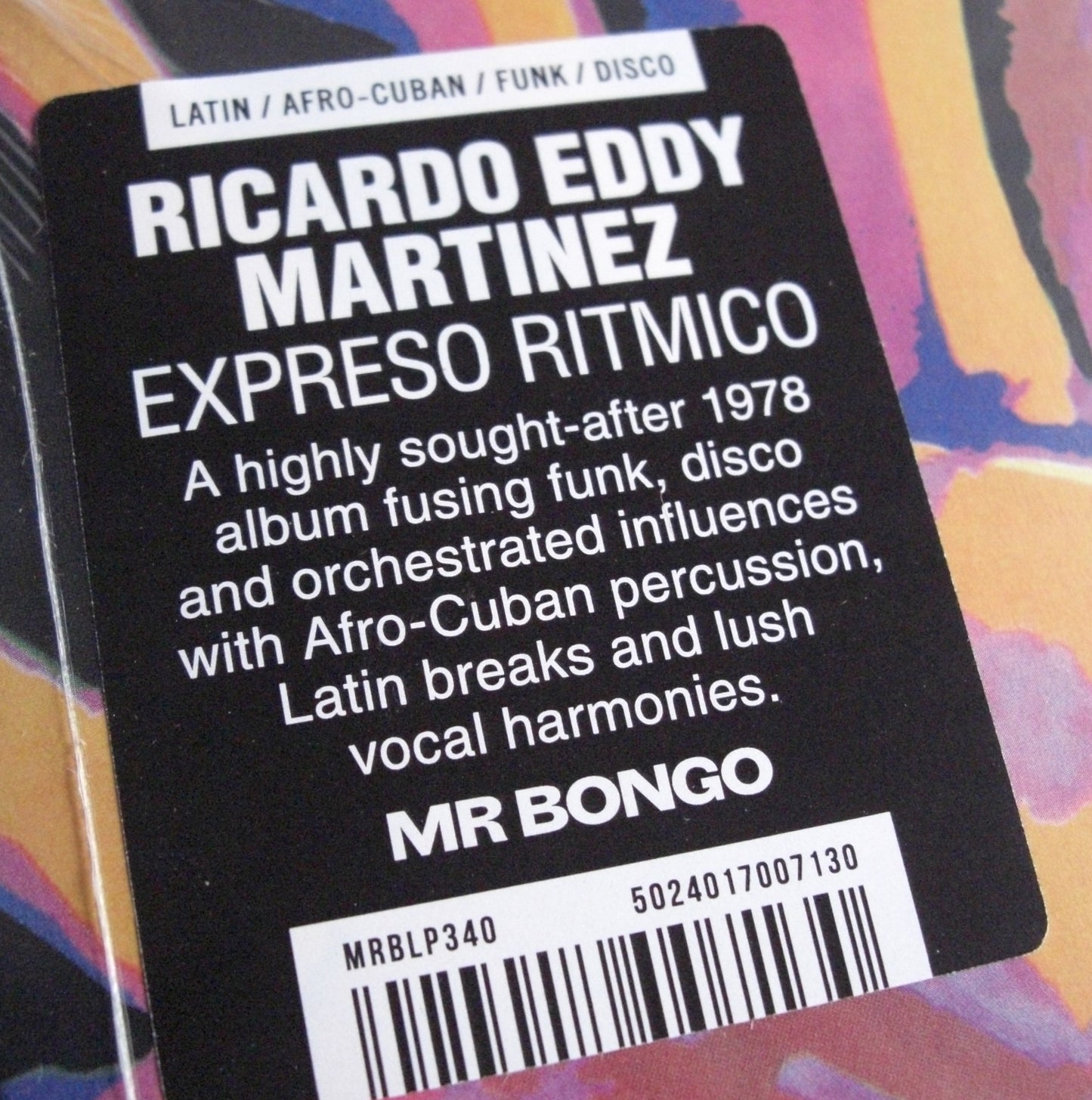 Ricardo Eddy Martinez – Expreso Ritmico Vinyl, LP, Album, Reissue