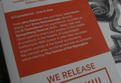 Ill Considered - Live in Jura 2x Vinyl, LP, Album, Limited Edt
