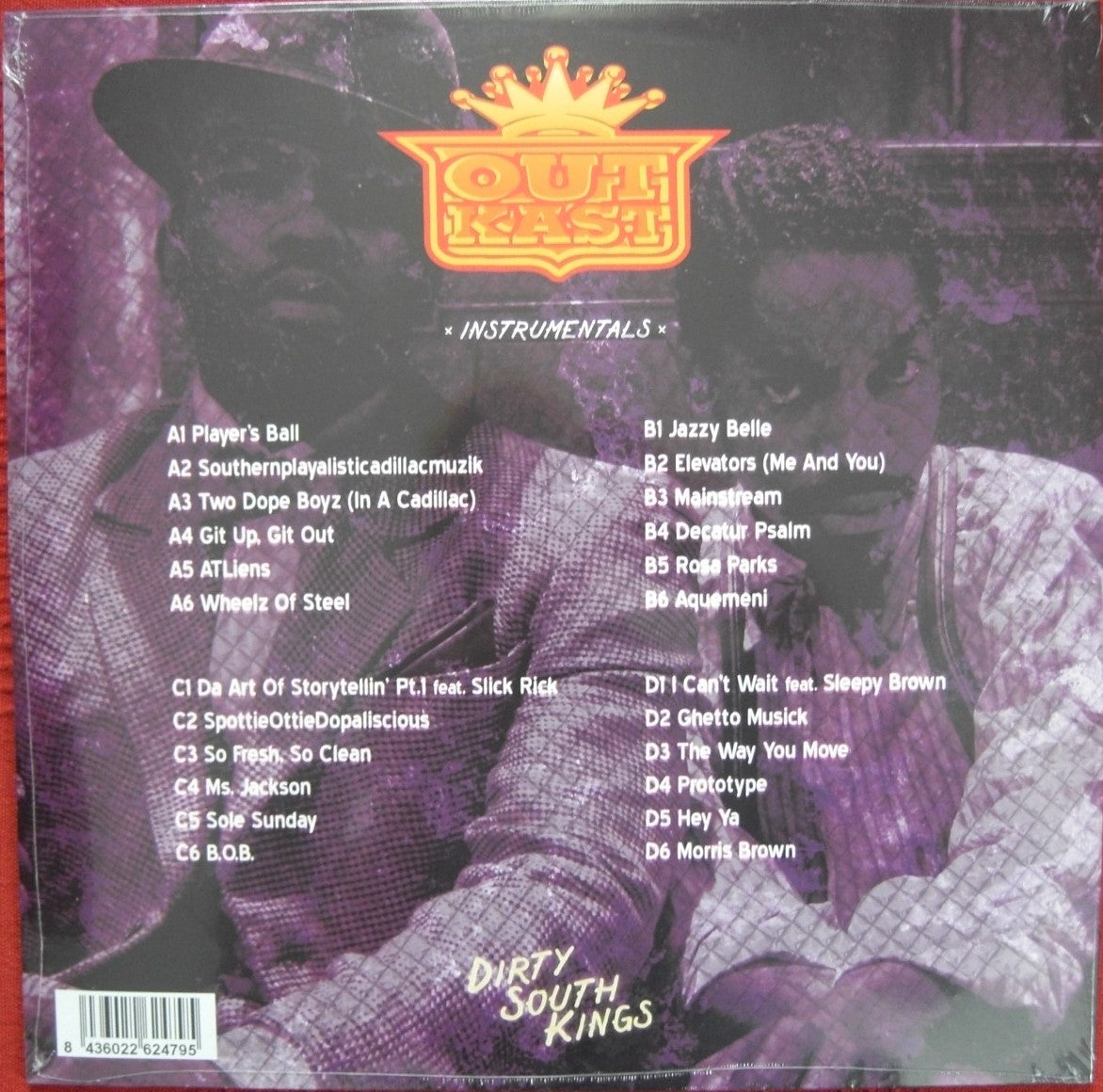OutKast – Dirty South Kings Instrumentals 2 x Vinyl, LP Compilation