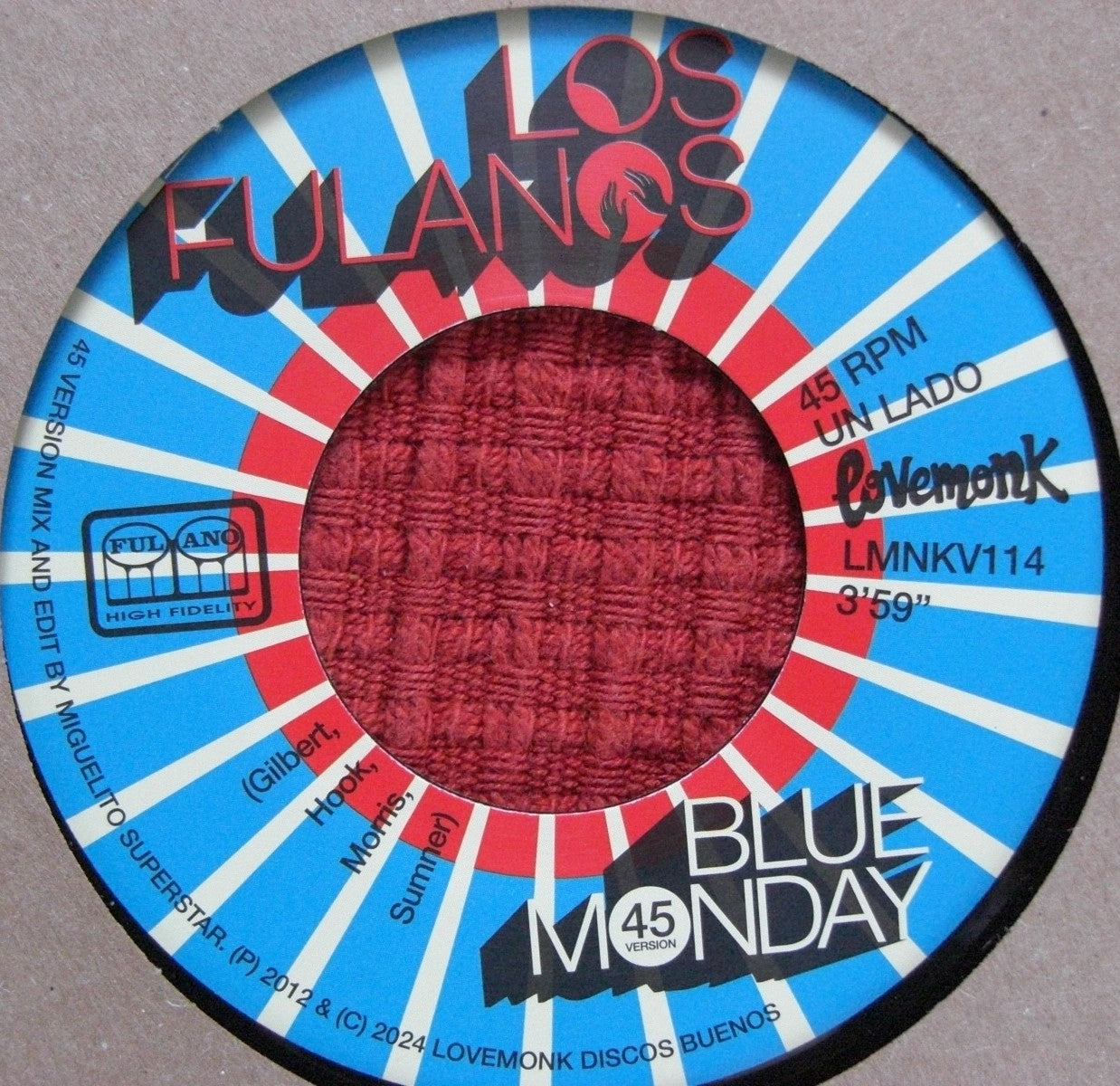 Los Fulanos – Blue Monday / Why Don’t We Do Some Boogaloo 7"