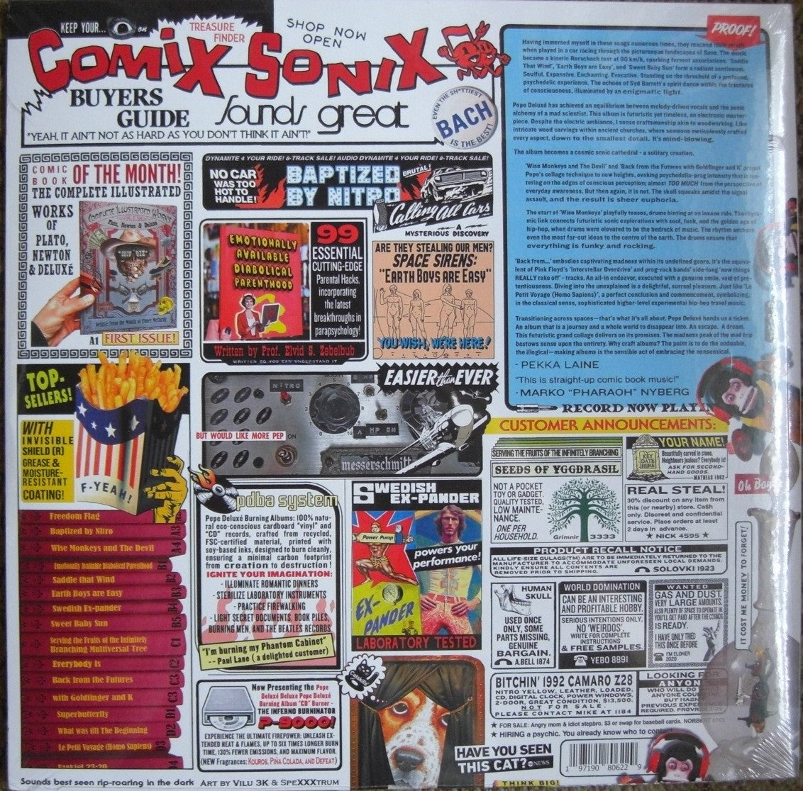Pepe Deluxé – Phantom Cabinet Vol. 2: Comix Sonix 2 x Vinyl, LP Album