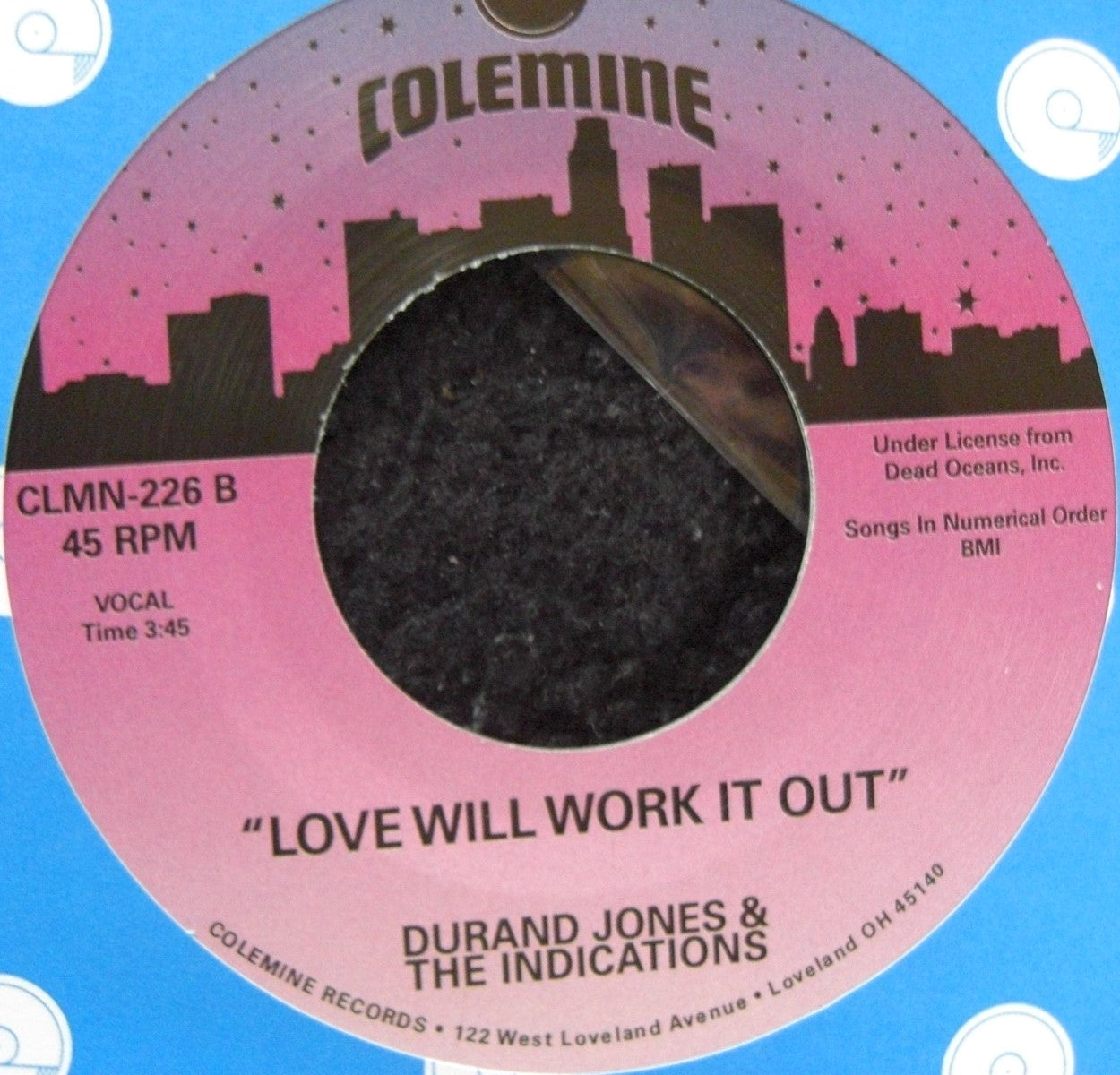 Durand Jones &amp; The Indications – Witchoo / Love Will Work It 7" negro