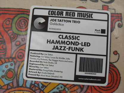 The Joe Tatton Trio With Lucas De Mulder – Galáctico Vinyl, LP, Album
