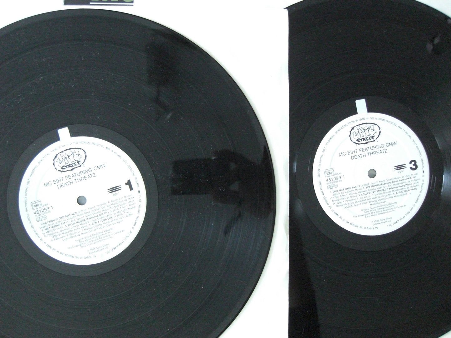 MC Eiht Featuring CMW – Death Threatz 2 x Vinyl, LP, Album EU 1996