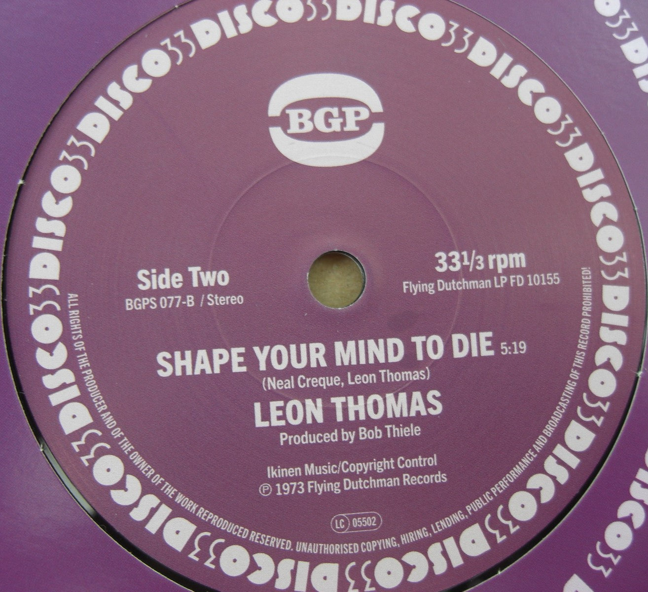 Leon Thomas – It's My Life I'm Fighting For 7"