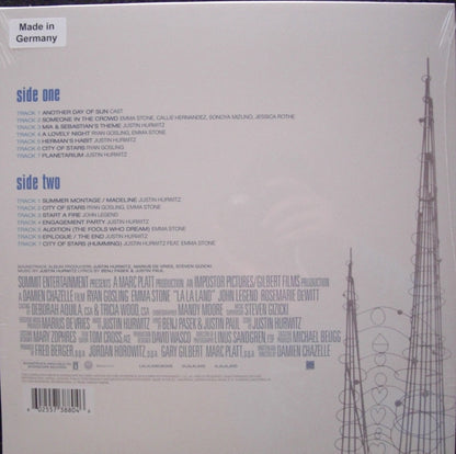 Various – La La Land (Original Motion Picture Soundtrack) Vinyl, LP, Album
