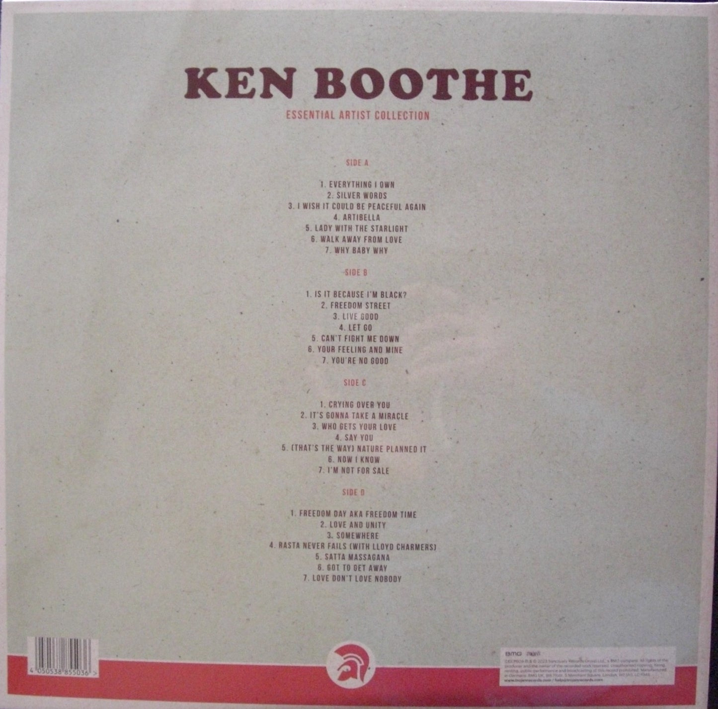 Ken Boothe – Essential Artist Collection 2x Vinyl, LP, Compilation red