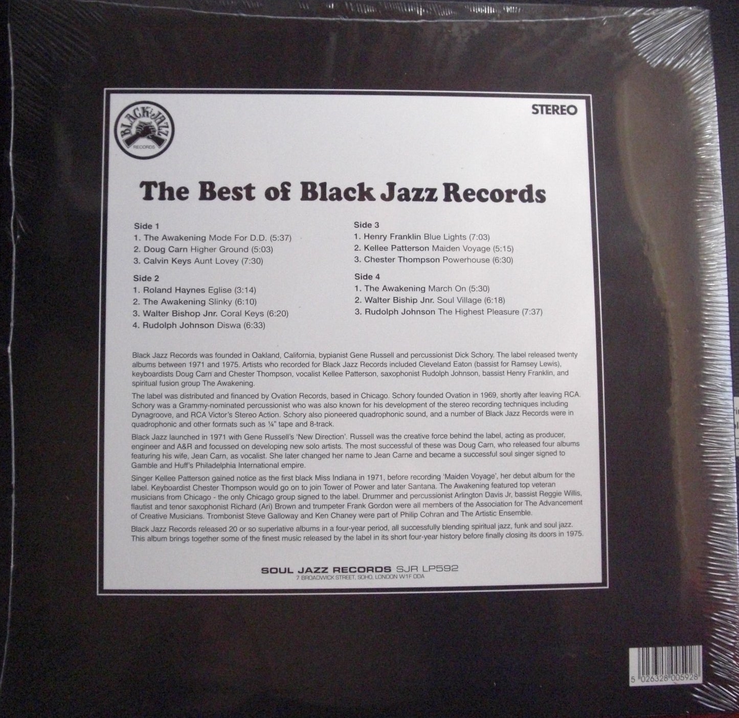 Soul Jazz Records presents - Black Jazz Records Best Of 1971-76 Vinyl, 2x LP, Compilation