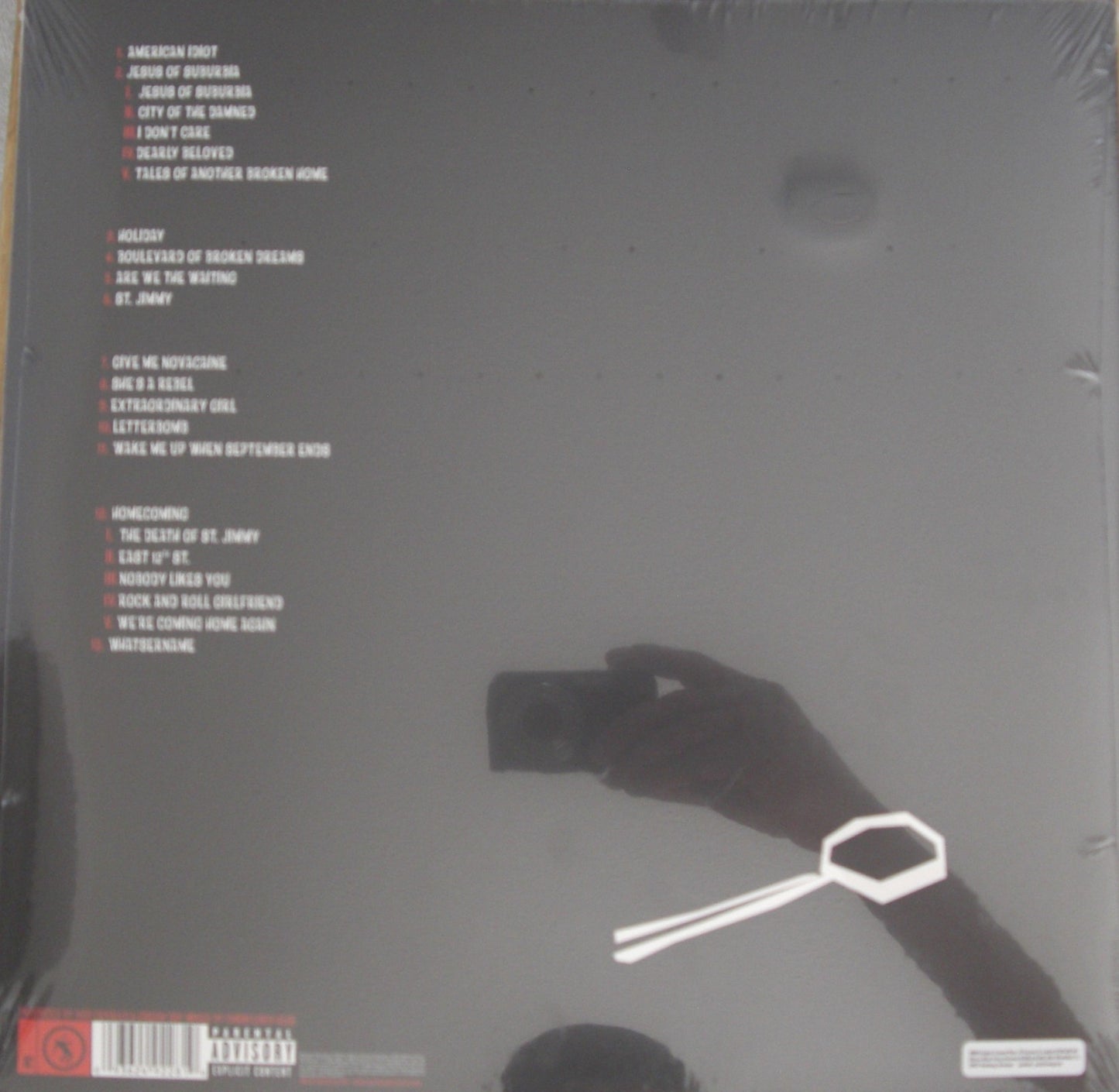 Green Day – American Idiot 2x Vinyl, LP, Album, Reissue, Limited Edt red+white