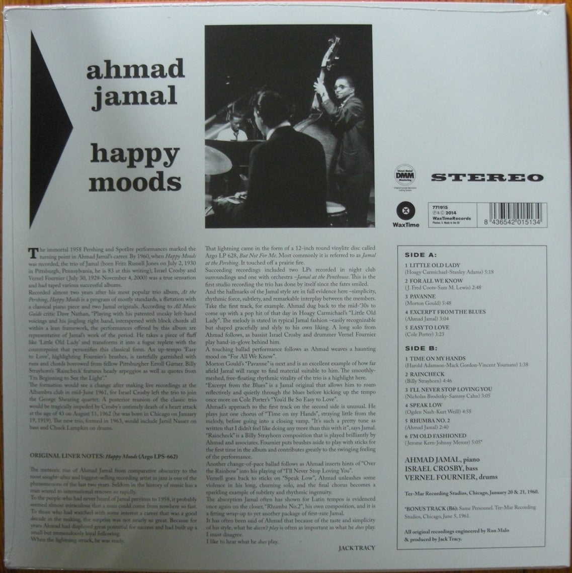 Ahmad Jamal – Happy Moods Vinilo, LP, Álbum
