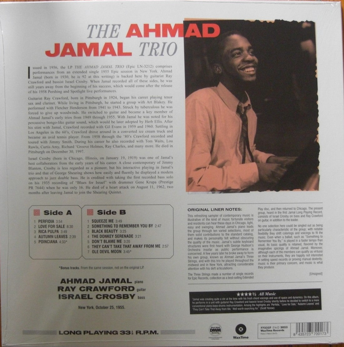 Ahmad Jamal Trio - The Ahmad Jamal Trio Vinilo, LP, Edición limitada