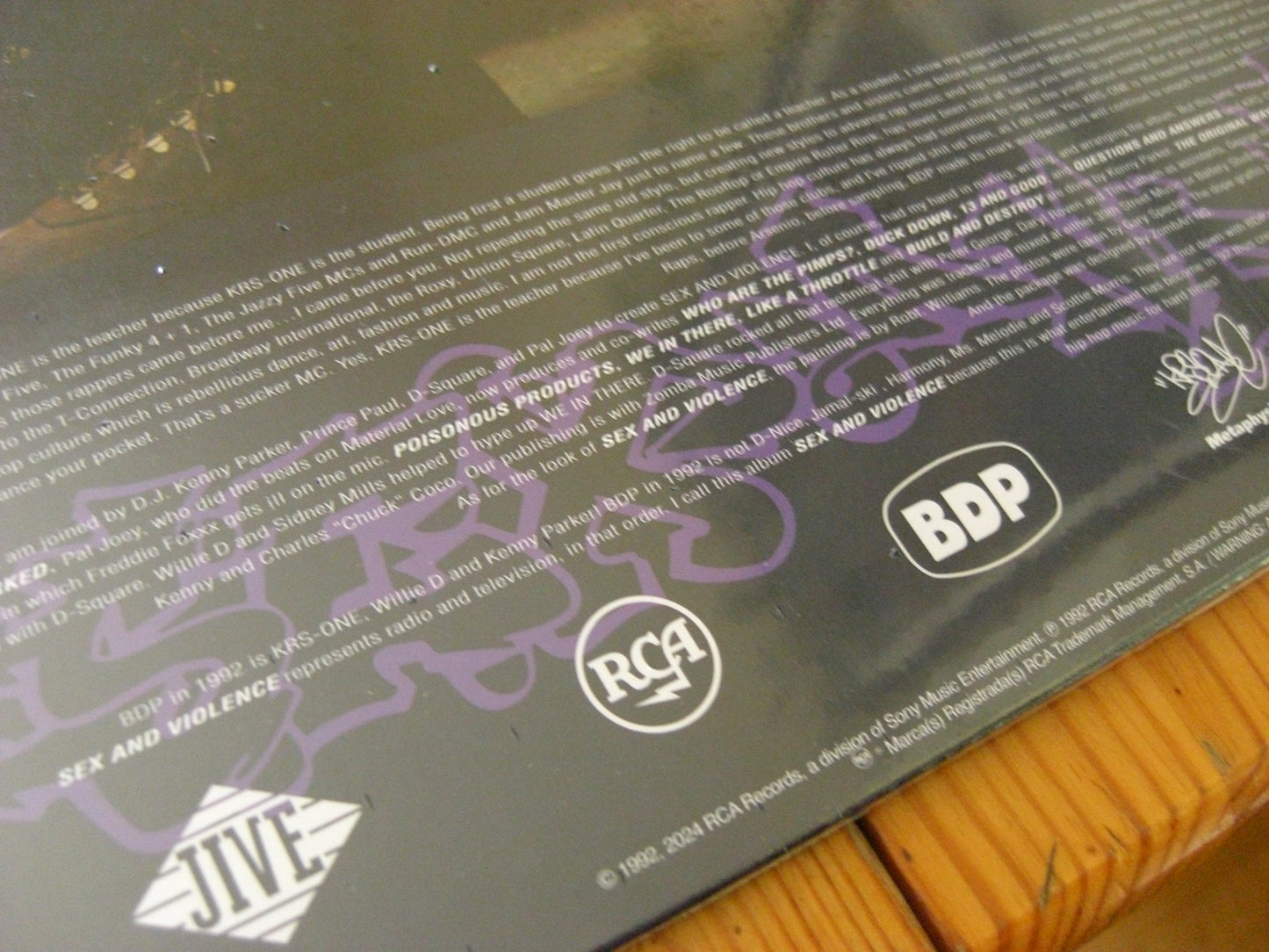 Boogie Down Productions – Sex And Violence 2 x Vinyl, LP, Album purple