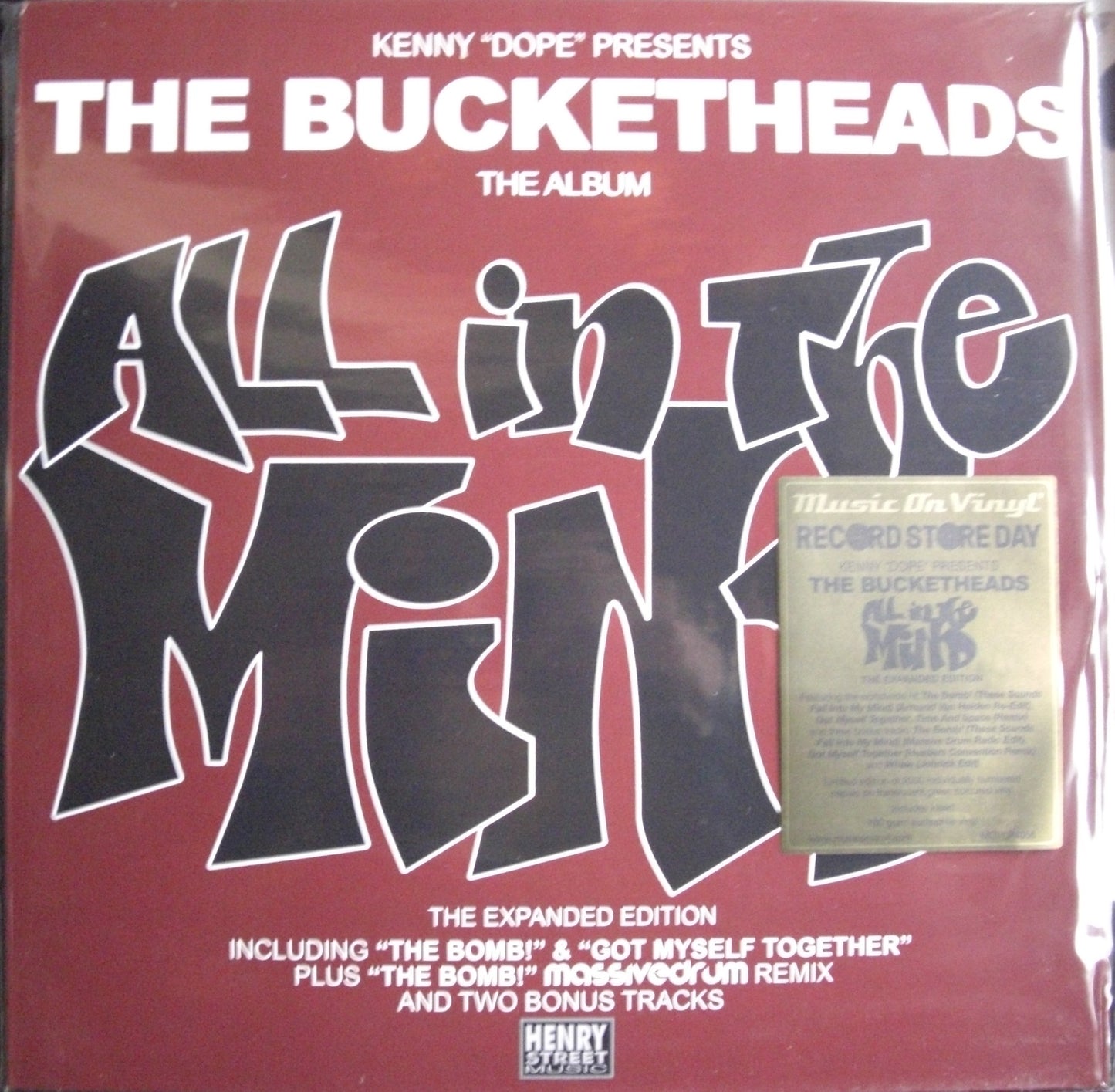 The Bucketheads – All In The Mind 2x Vinyl, LP, Album, Reissue, Expanded Edt RSD 2026