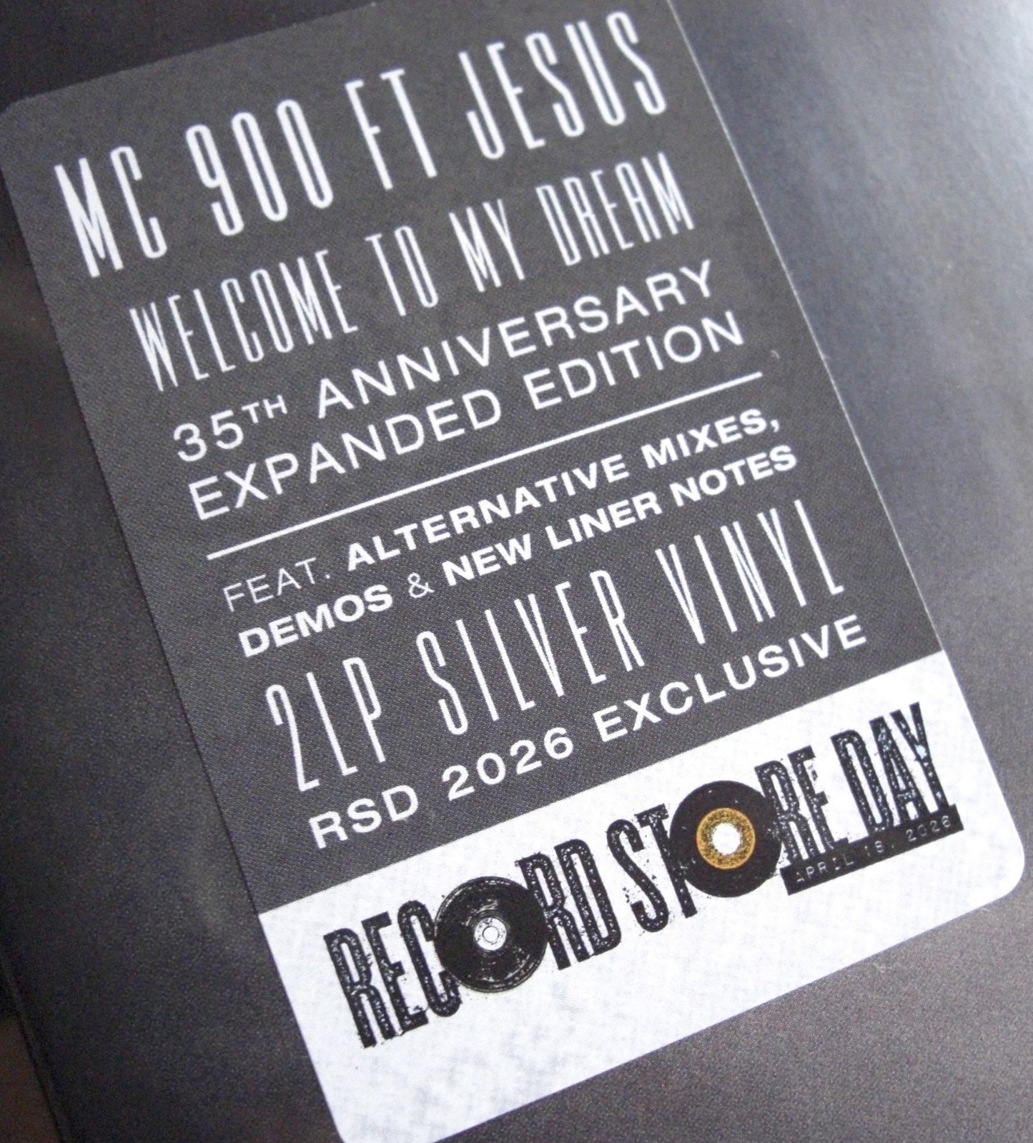 MC 900 Ft. Jesus – Welcome To My Dream 2x Vinyl, LP, Album, Reissue silver RSD 2026