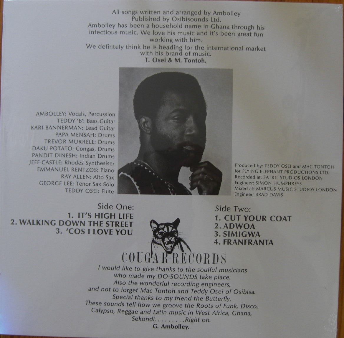Gyedu Blay Ambolley – Ambolley Vinyl, LP, Album
