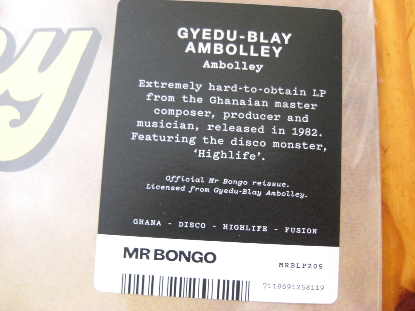 Gyedu Blay Ambolley – Ambolley Vinyl, LP, Album