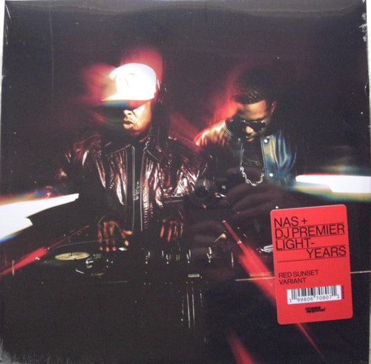 Nas + DJ Premier - Light-Years 2x Vinyl, LP, Album, Limited Edt red