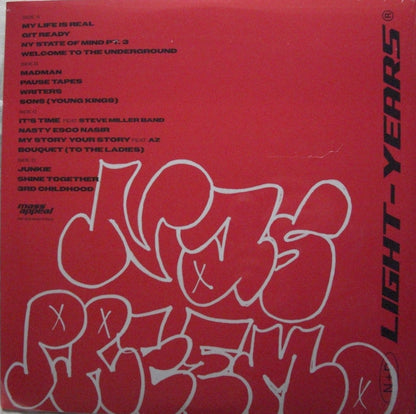 Nas + DJ Premier - Light-Years 2x Vinyl, LP, Album, Limited Edt red