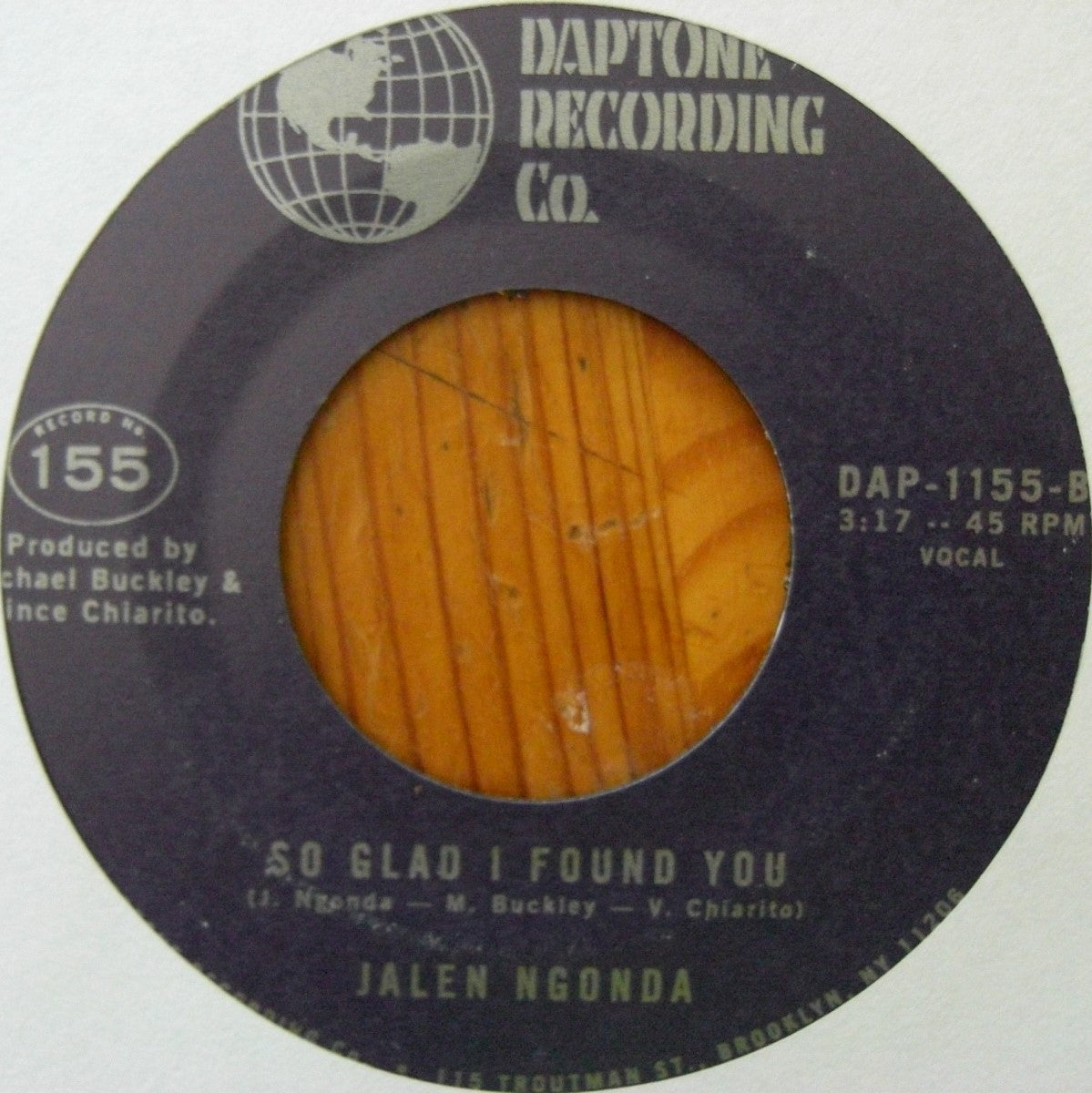 Jalen Ngonda – That's All I Wanted From You / So Glad I Found 7"