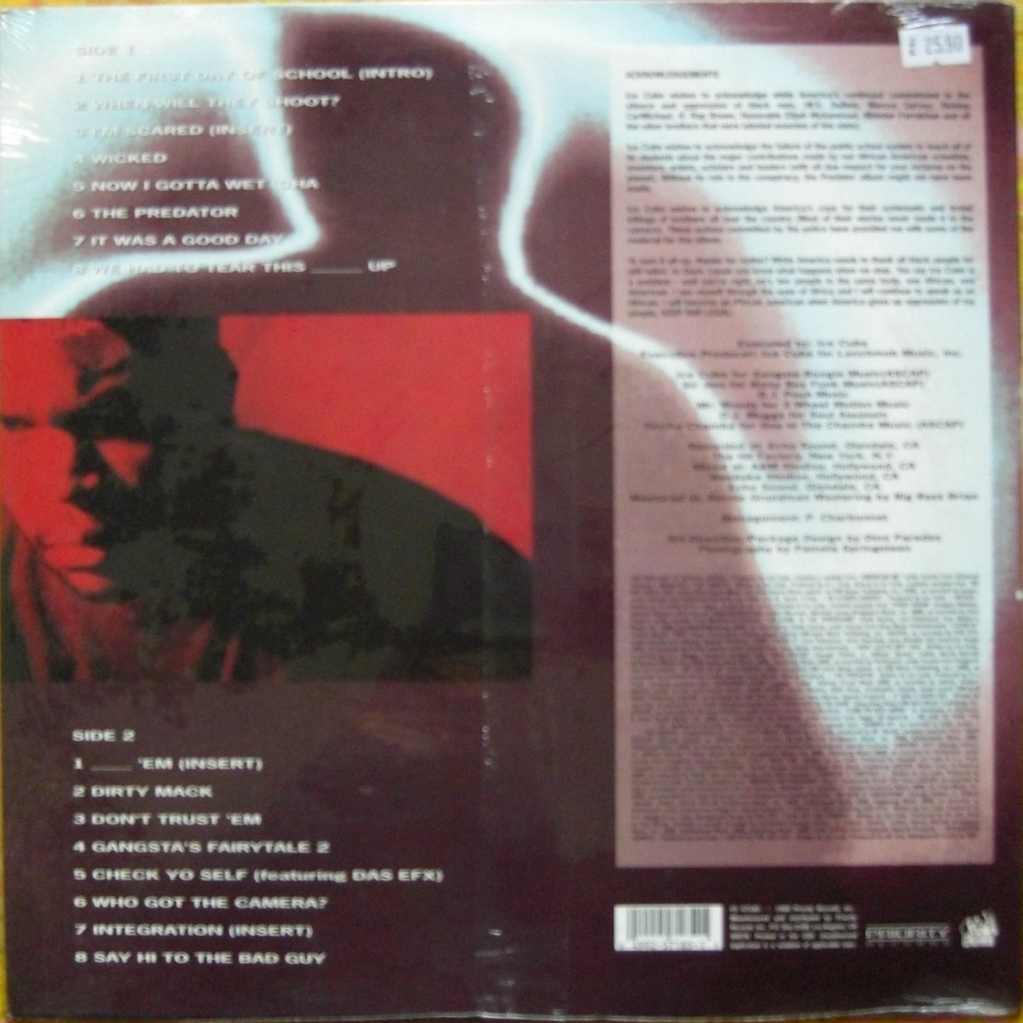 Ice Cube – The Predator Vinyl, LP, Album US 1992