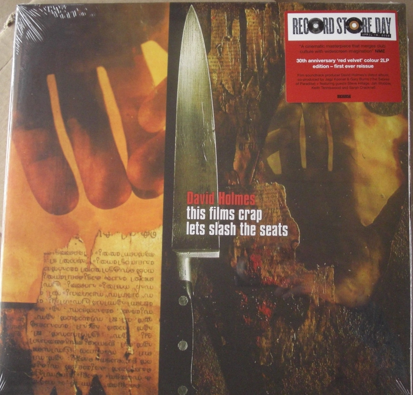 David Holmes – This Films Crap Lets Slash The Seats 2x Vinyl, LP, Album, Reissue red RSD 2026