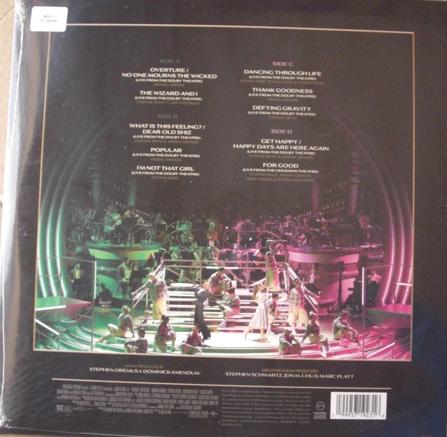 Ariana Grande, Cynthia Erivo – Wicked: One Wonderful Night (Live) - The Soundtrack 2x Vinyl, LP, Album, Limited Edt, RSD 2026