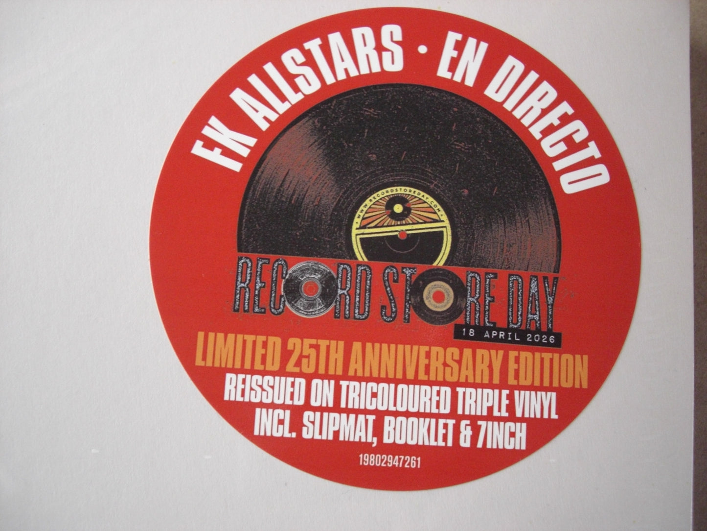 FK Allstars – En Directo 3x Vinyl, LP, Album, Reissue tri-colored + 7" RSD 2026