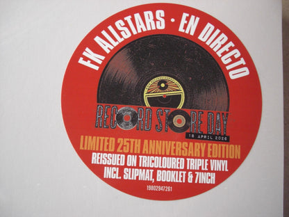 FK Allstars – En Directo 3x Vinyl, LP, Album, Reissue tri-colored + 7" RSD 2026
