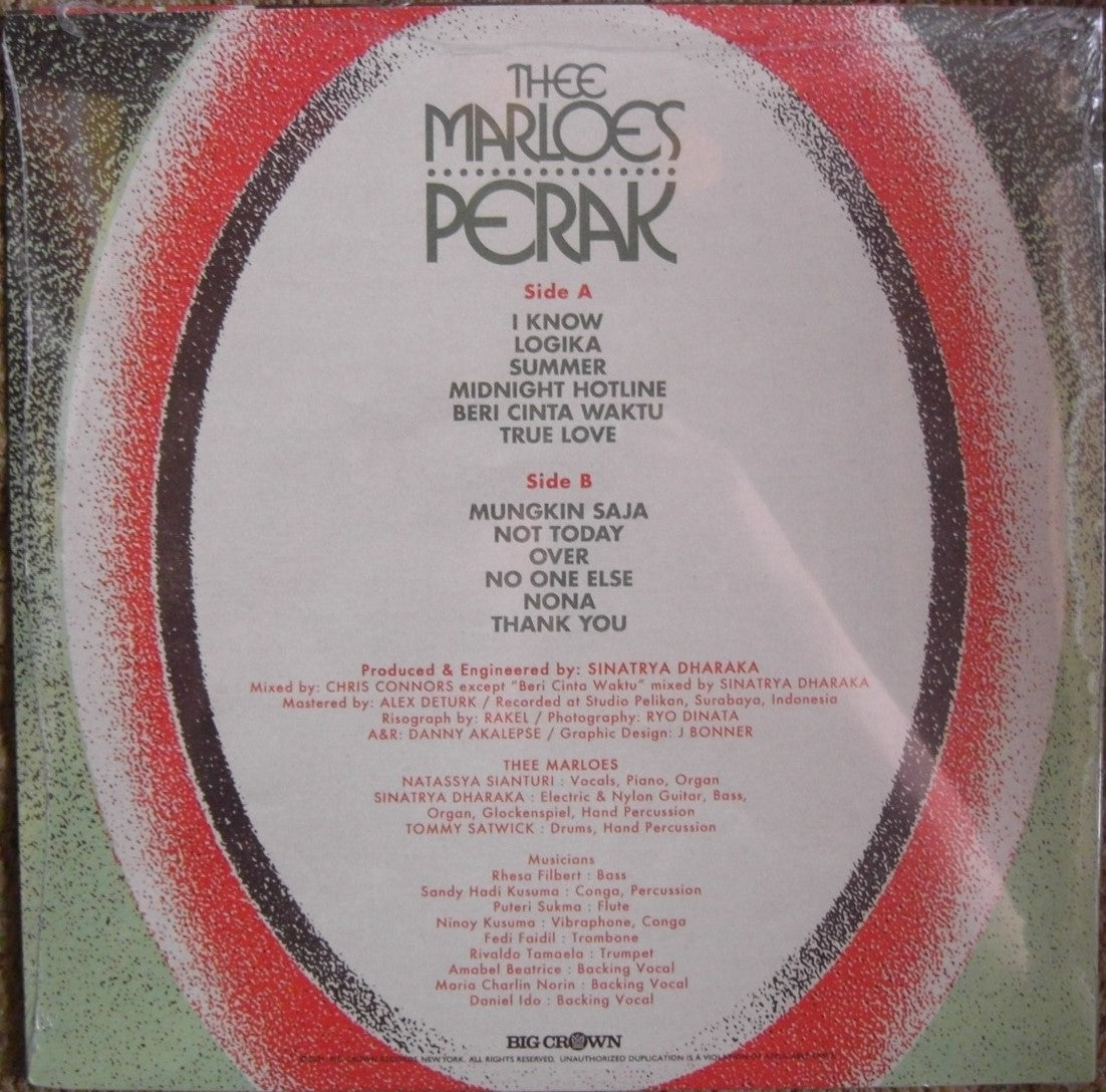 Thee Marloes – Perak Vinyl, LP, Album