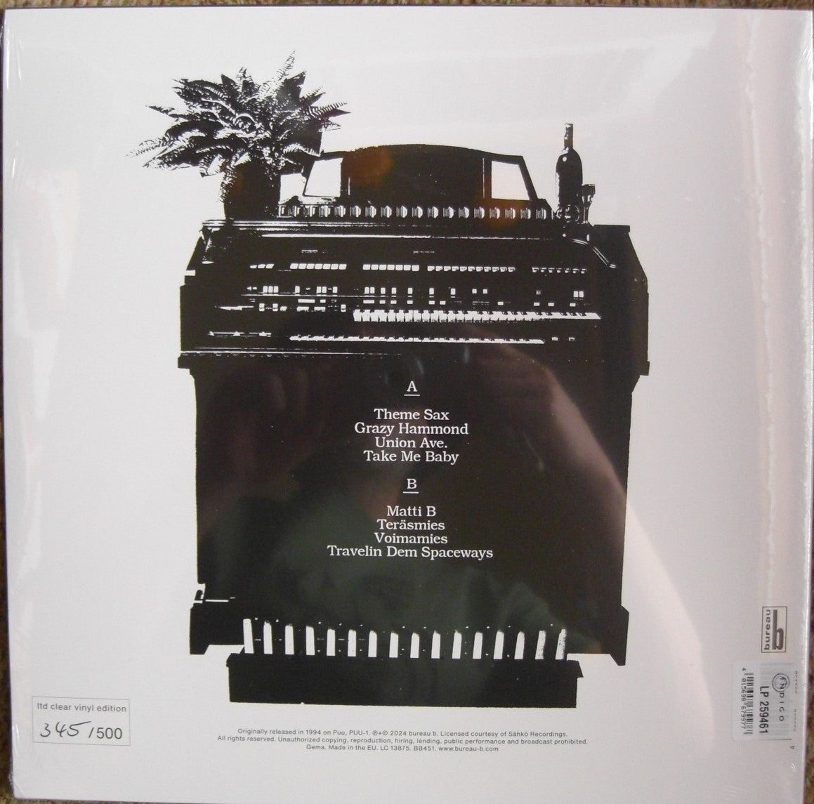 Jimi Tenor – Sähkömies Vinilo, LP, Álbum, Edición Limitada claro