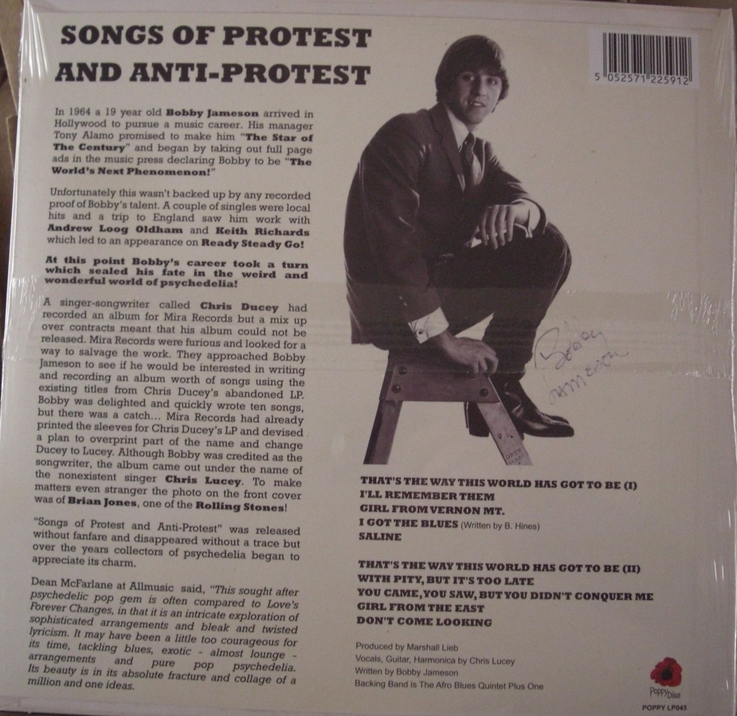 Chris Lucey – Songs Of Protest And Anti Protest Vinyl, LP, Album, Reissue, RSD 2026