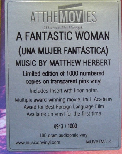 Matthew Herbert – Una mujer fantástica Banda sonora 2x Vinilo LP Álbum