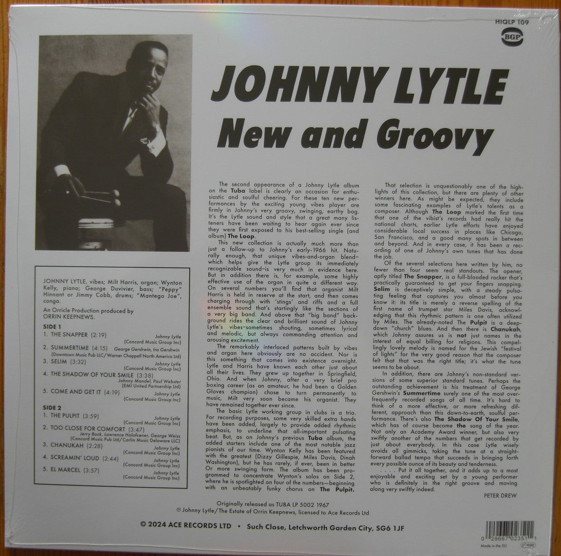 Johnny Lytle – New And Groovy Vinyl, LP, Album