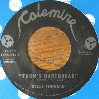 Kelly Finnigan – Leave You Alone / Thom's Hartbreak vinilo 7" rosa
