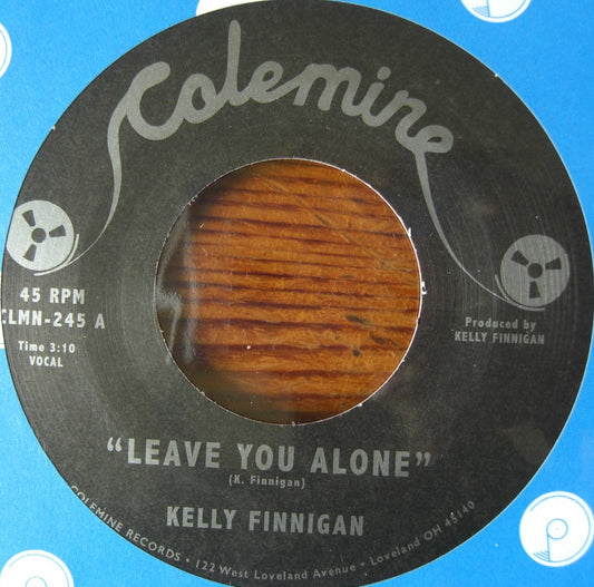 Kelly Finnigan – Leave You Alone / Thom's Hartbreak vinyl 7" pink