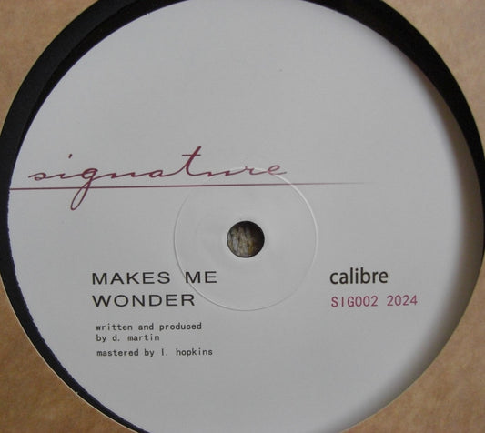 Calibre – Makes Me Wonder / Got To Have You Vinyl, 12" Single