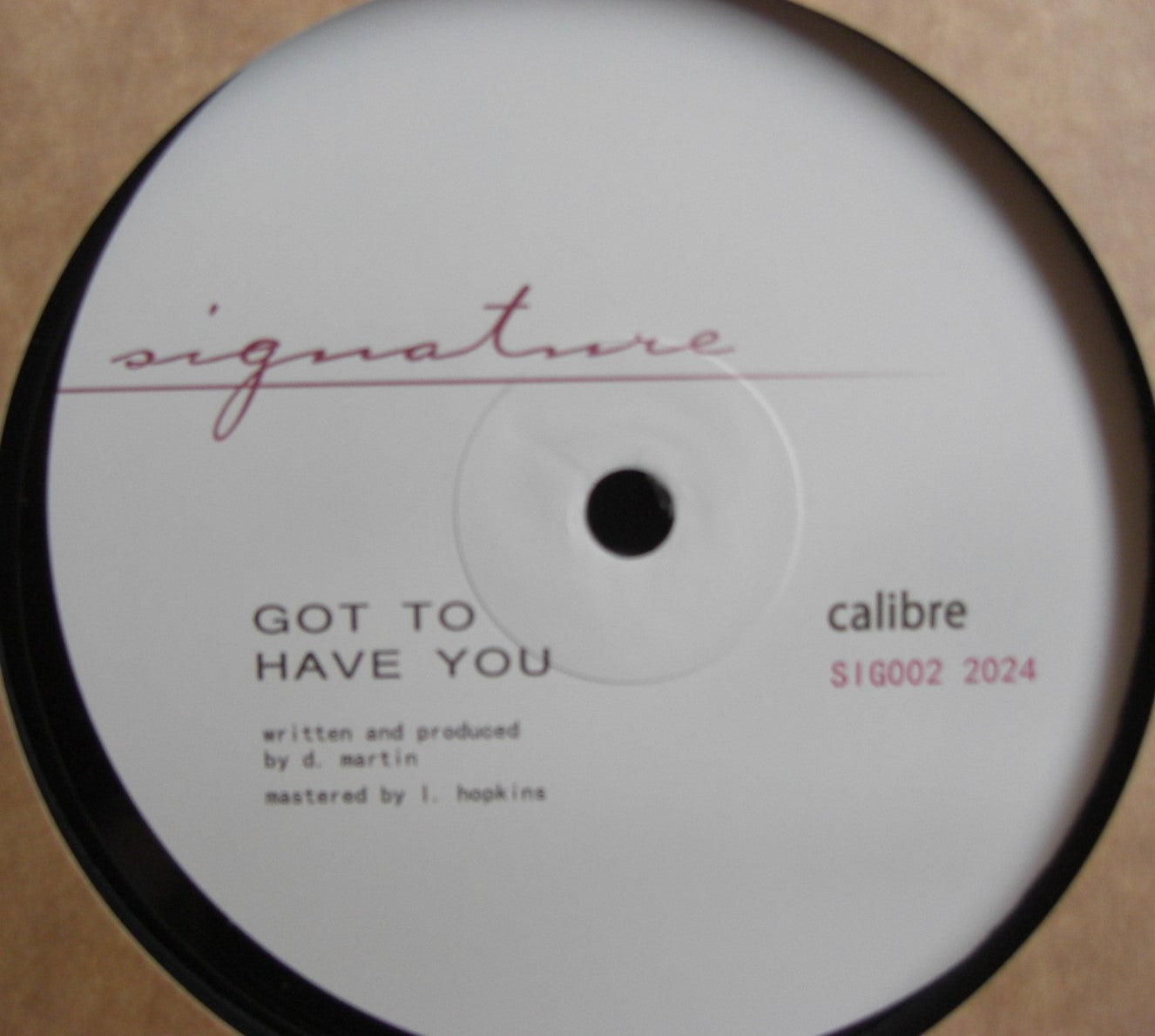 Calibre – Makes Me Wonder / Got To Have You Vinyl, 12" Single