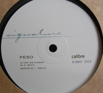 Calibre – Peso / My Chances Vinilo, Sencillo de 12"