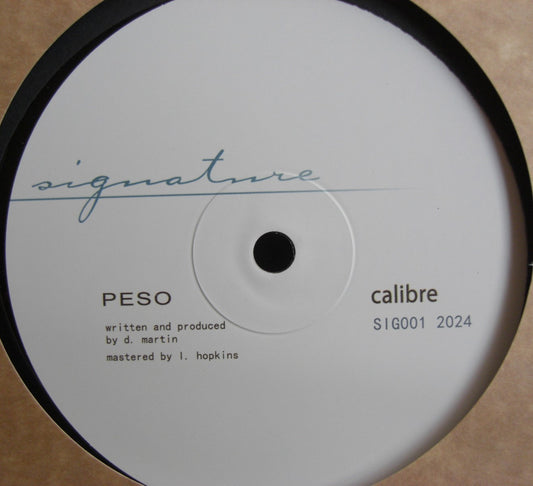 Calibre – Peso / My Chances Vinyl, 12" Single
