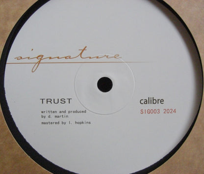 Calibre – Trust / Waiting Vinyl, 12" Single